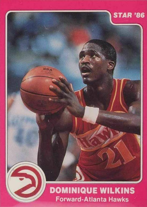 1985 Star Dominique Wilkins #42 Basketball Card