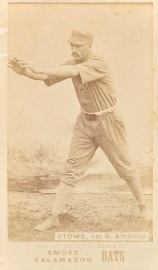 1887 Kalamazoo Bats Harry Stowe # Baseball Card