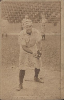 1887 Kalamazoo Bats Sid Farrar # Baseball Card