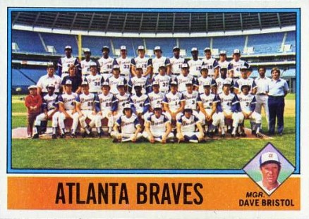 1976 Topps Atlanta Braves Team #631 Baseball Card