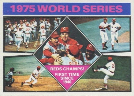 1976 Topps 1975 World Series #462 Baseball Card