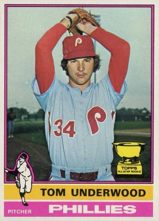 1976 Topps Tom Underwood #407 Baseball Card