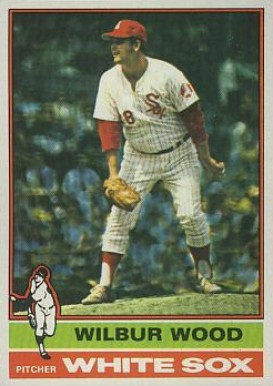 1976 Topps Wilbur Wood #368 Baseball Card