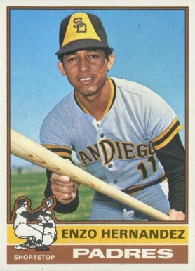 1976 Topps Enzo Hernandez #289 Baseball Card