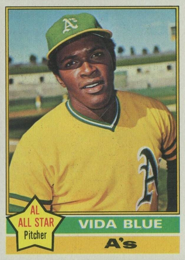 1976 Topps Vida Blue #140 Baseball Card