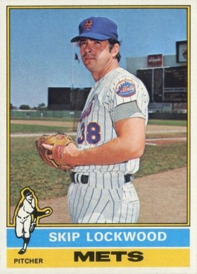 1976 Topps Skip Lockwood #166 Baseball Card