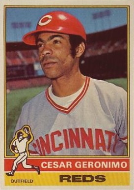 1976 Topps Cesar Geronimo #24 Baseball Card
