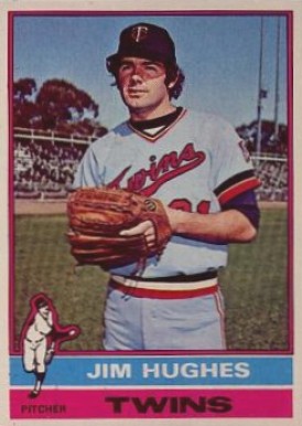 1976 Topps Jim Hughes #11 Baseball Card