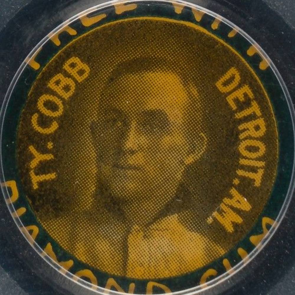 1911 Diamond Gum Pins Ty Cobb # Baseball Card