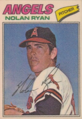 1977 Topps Cloth Stickers Nolan Ryan #40 Baseball Card