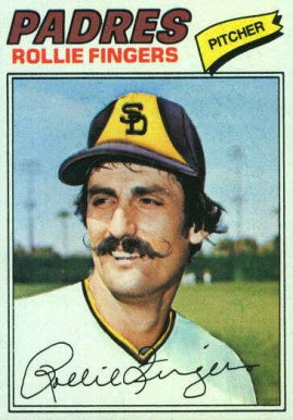1977 Topps Rollie Fingers #523 Baseball Card