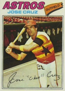 1977 Topps Jose Cruz #42 Baseball Card