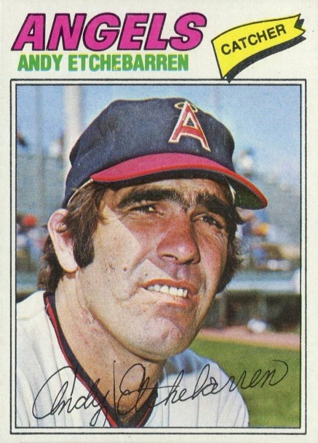1977 Topps Andy Etchebarren #454 Baseball Card