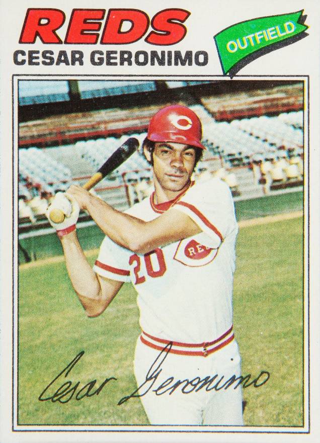 1977 Topps Cesar Geronimo #535 Baseball Card