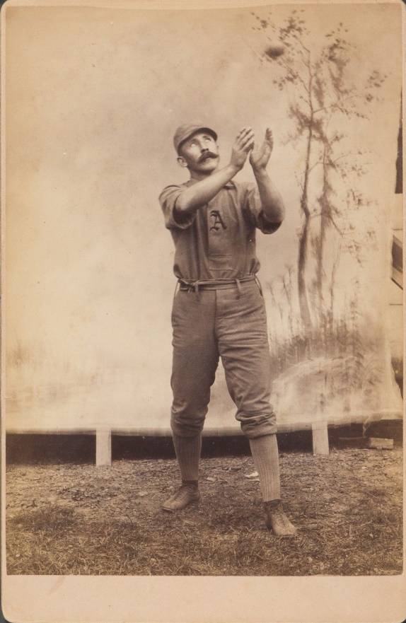 1887 Kalamazoo Bats Cabinets Fred Mann #24 Baseball Card