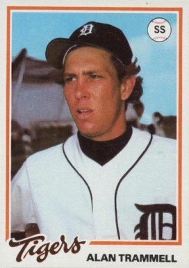 1978 Burger King Tigers Alan Trammell #15 Baseball Card