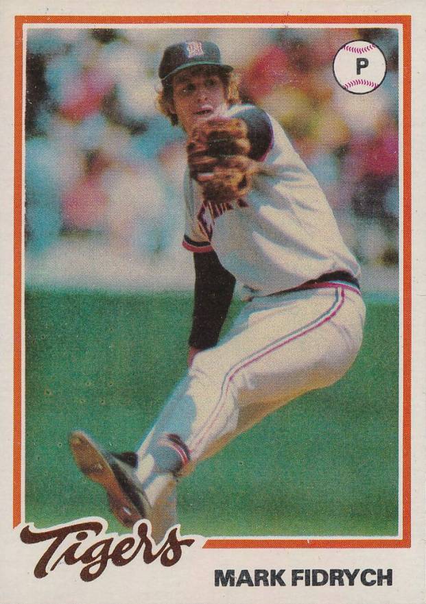 1978 Burger King Tigers Mark Fidrych #4 Baseball Card