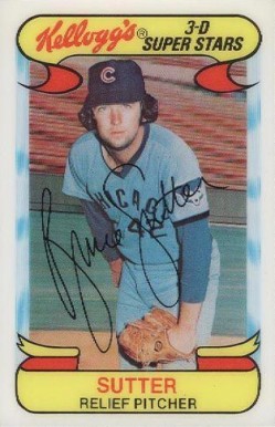 1978 Kellogg's Bruce Sutter #48 Baseball Card