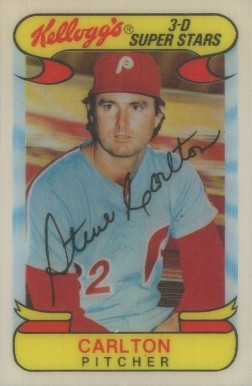 1978 Kellogg's Steve Carlton #1 Baseball Card