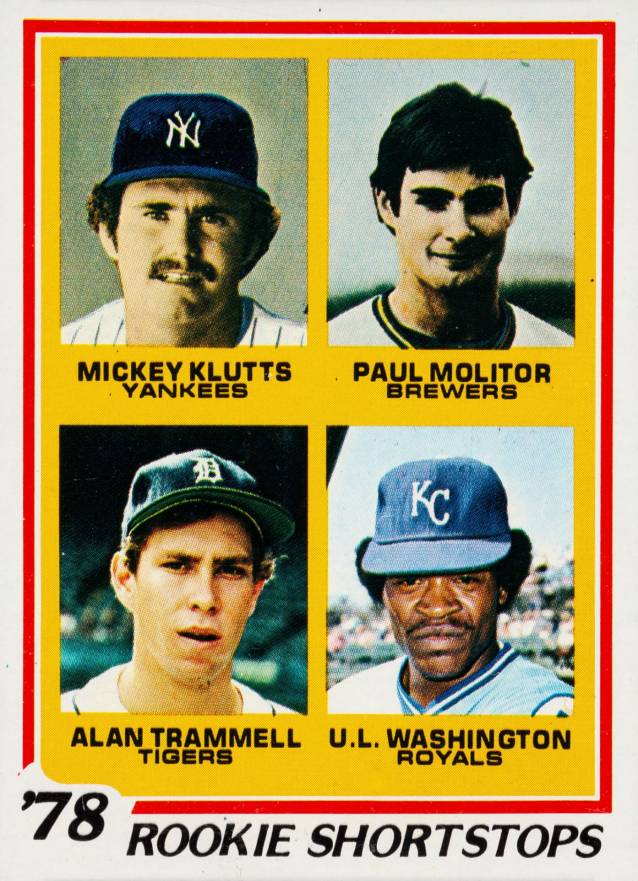 1978 Topps Rookie Shortstops #707 Baseball Card