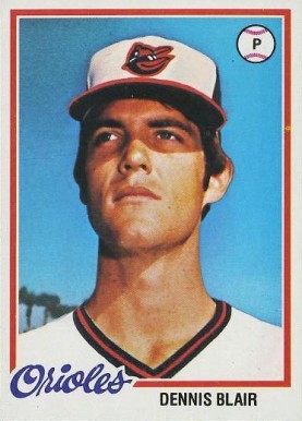 1978 Topps Dennis Blair #466 Baseball Card