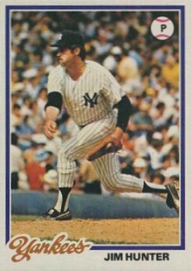 1978 Topps Jim Hunter #460 Baseball Card