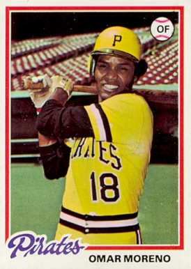 1978 Topps Omar Moreno #283 Baseball Card