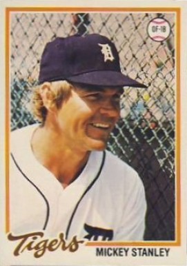 1978 Topps Mickey Stanley #232 Baseball Card
