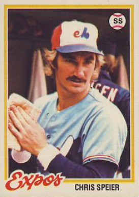 1978 Topps Chris Speier #221 Baseball Card