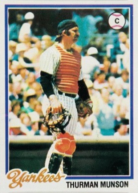 1978 Topps Thurman Munson #60 Baseball Card