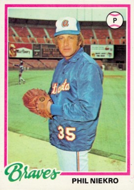 1978 Topps Phil Niekro #10 Baseball Card
