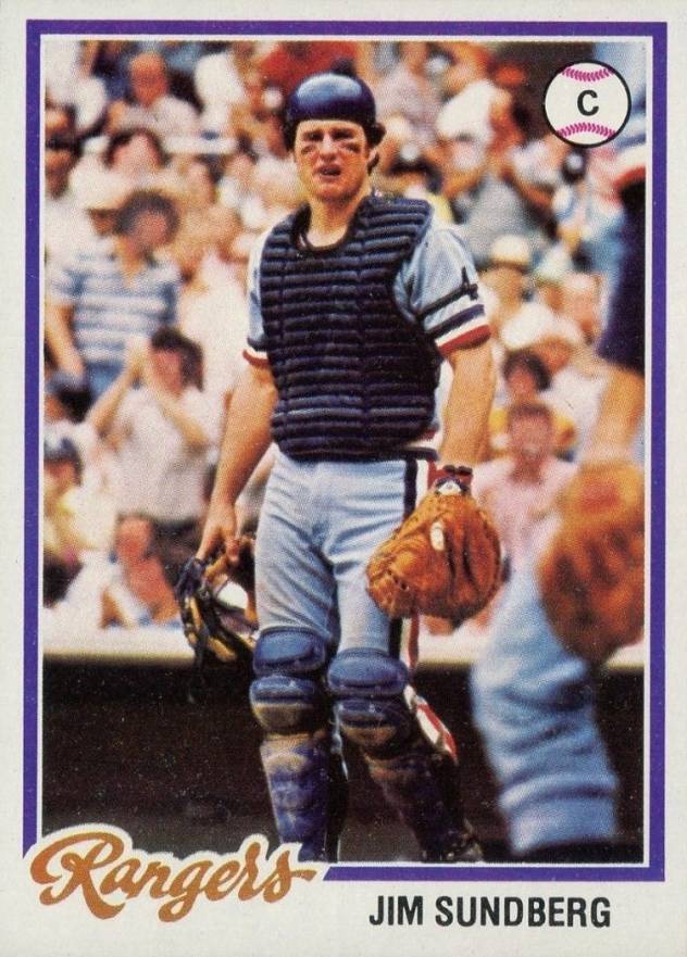1978 Topps Jim Sundberg #492 Baseball Card