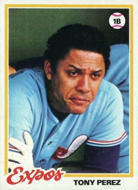 1978 Topps Tony Perez #15 Baseball Card