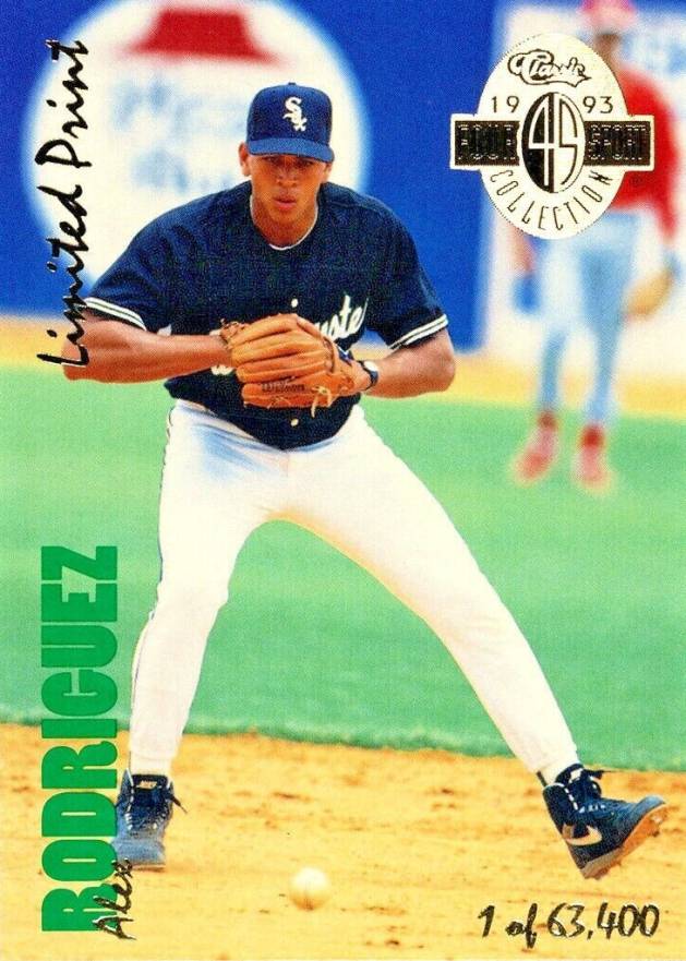 1993 Classic 4 Sport Limited Print Alex Rodriguez #LP18 Baseball Card