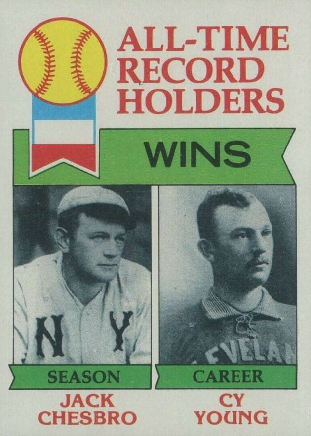 1979 Topps All Time Wins Leaders #416 Baseball Card