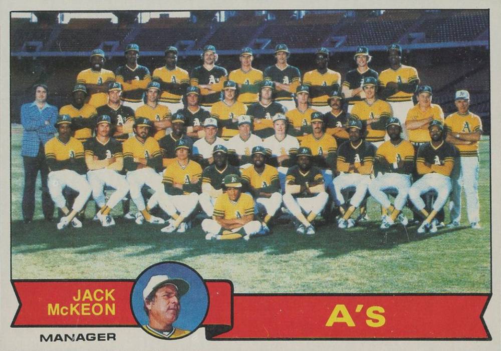 1979 Topps Oakland A's Team #328 Baseball Card
