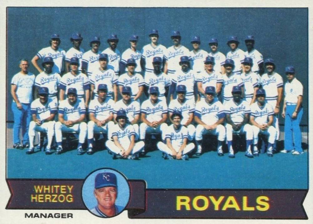 1979 Topps Kansas City Royals Team #451 Baseball Card
