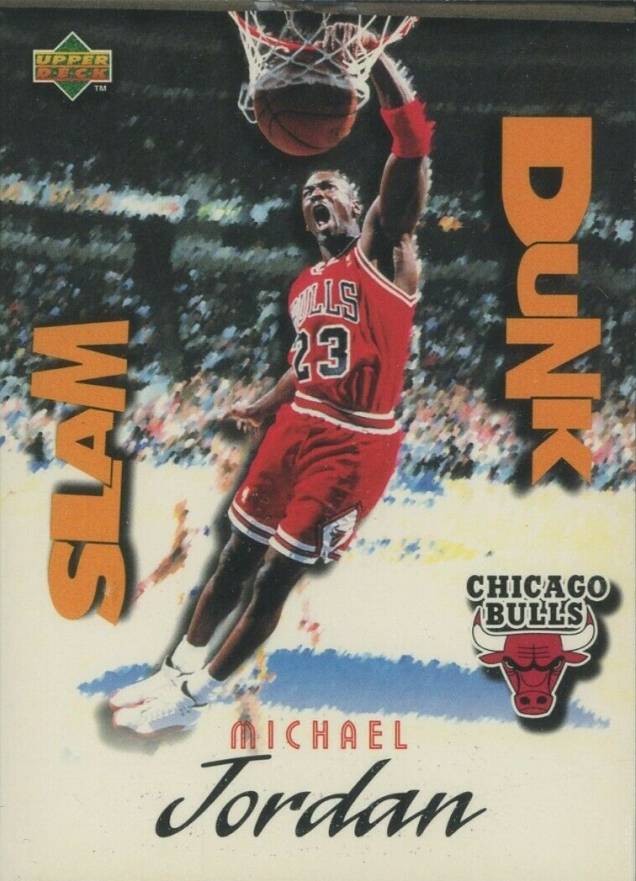 1997 Upper Deck Slam Dunk Michael Jordan #22 Basketball Card