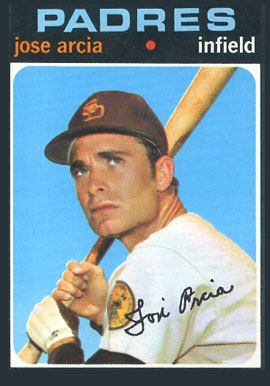 1971 Topps Jose Arcia #134 Baseball Card