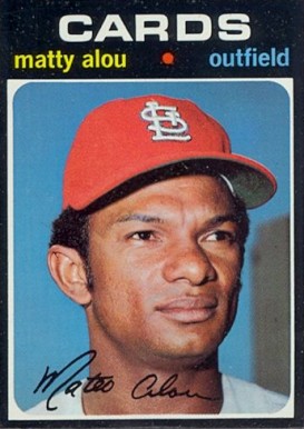 1971 Topps Matty Alou #720 Baseball Card