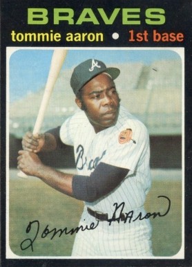 1971 Topps Tommie Aaron #717 Baseball Card