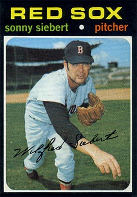 1971 Topps Sonny Siebert #710 Baseball Card