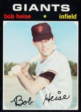 1971 Topps Bob Heise #691 Baseball Card