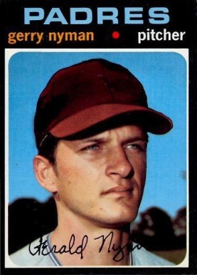 1971 Topps Gerry Nyman #656 Baseball Card
