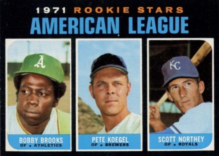1971 Topps Rookie Stars American League #633 Baseball Card