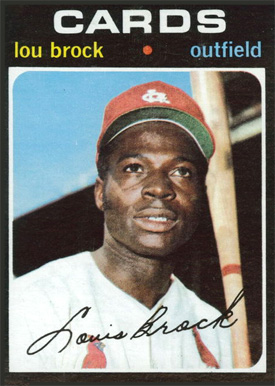 1971 Topps Lou Brock #625 Baseball Card