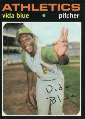 1971 Topps Vida Blue #544 Baseball Card