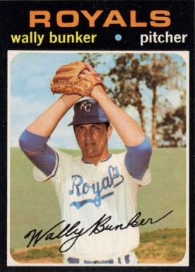 1971 Topps Wally Bunker #528 Baseball Card