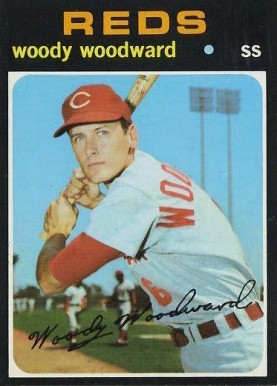 1971 Topps Woody Woodward #496 Baseball Card