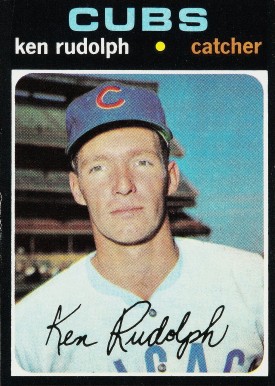 1971 Topps Ken Rudolph #472 Baseball Card